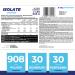 All-Nutrition Isolate Whey Protein Powder - Gluten-Free Muscle Building Supplement with BCAA - 908g Bodybuilding Shake - Buy Online on GoSupps.com