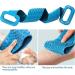2 Pcs Silicone Back Scrubber for Shower - Exfoliating Body Brush for Men and Women with Hooks - Skin Health and Comfortable Massage - Buy Online on GoSupps.com