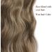 4PCS Thick Full Head Ash Brown Highlights 20 Inch Clip in Hair Extensions - Curly Wavy Synthetic Hairpieces - Buy Online on GoSupps.com