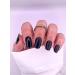 Fairy Nail UV Self-Adhesive Gel Foils 20 Black Matte Nail Wraps for Easy Nail Art - Buy Online on GoSupps.com