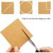 Blisstime 36 PCS Self-Adhesive Cork Sheets 4x4 - DIY Coasters, Cork Board Squares, Tiles, Mat, Mini Wall Board with Strong Adhesive - Buy Online on GoSupps.com