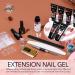 Ur Sugar Poly Gel Nail Set | 6 Colors Builder Kit for DIY Home Manicure | Base & Top Coat & Slip Solution Included | Perfect for Nail Extensions & Brown Shades - Buy Online on GoSupps.com