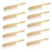 GWS Premium dog comb made of beech wood |Stable fur brush with 20 nickel -plated steel nails including eyelet for hanging 10 pack 10 pieces