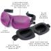 Bucky 40 Blinks No Pressure Eye Mask for Travel & Sleep - Marble Print, One Size - Buy Online on GoSupps.com