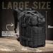 Tru Salute Military Tactical Backpack - Large Army 3 Day Assault Pack Molle Bugout Bag Rucksack (Black) - Buy Online on GoSupps.com