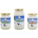 TIVI Organic Refined & Odourless Coconut Oil Glass Jar of 1 Litre for Hair/Skin/Body/Cooking/Baking and Gluten Free Vegetarian Vegan (1 jar) - Buy Online on GoSupps.com