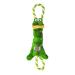 KONG Tugger Knots Frog Tug Toy Minimally Filled Robust Loops For Small/Medium Dogs 1 Piece (Pack of 1) 1