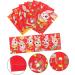MAGICLULU 60pcs 2023 Year of The Rabbit Red Packets Bunny 2024 Year Money Bag Red Luck Money Bag Festival Red Envelope Red Envelope for The Year of Dragon Paper Personality Lai See Bag Assorted Color 1 1.5X8X0.1CM - Buy Online on GoSupps.com