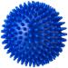 Spiky Massage Ball 10cm diameter Blue Relieves Tension Stimulates Blood Circulation Light Tissue Massage Ideal for Sore Muscles and Aching Joints (Eligible for Vat Relief in the UK)