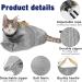 2 Pieces Cat Grooming Washer Mesh Bag Cat Muzzles Breathable Mesh Muzzles Adjustable Kitten Scratch-Resistant Cat Restraint Bag Fixed Bag Cat Bath Bag for Cat Bathing Nail Trimming Feeding (Gray) - Buy Online on GoSupps.com
