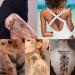 Yazhiji 40 Sheets Temporary Tattoos for Women and Girls - 10 Large and 30 Small Fake Tattoo Stickers Included - Buy Online on GoSupps.com