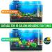 Borlech Aquarium Rock Decorations Set - 9 Pieces Plastic Plants & Green Rock | Enhance Your Fish Tank Decor - Buy Online on GoSupps.com
