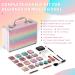 Teenage Girls Hot Sugar Makeup Kit - Full Starter Set with Eye Shadow, Lip Balm, Blush, Lip Gloss, and Mirror (Rainbow) - Buy Online on GoSupps.com
