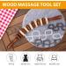 Premium Wooden Massage Roller - Anti-Cellulite Device & Back Massager - Maderotherapy & Lipedema Relief Tool - Buy Online on GoSupps.com