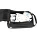 Executive Golf Shoe Carrier Bag | Premium Leather with Zipper, Air Hole Ventilation, External Pocket | Men/Women Golf Accessories Organizer - Buy Online on GoSupps.com