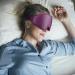 WLLHYF 3D Silk Sleep Mask - Comfortable Adjustable Eye Mask for Deep Sleep - Cute Light Blocking Eye Covers for Men & Women (Purple - Buy Online on GoSupps.com