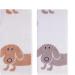Kissvian 2 Pack Pure Cotton Hand Bath Towel Set - Cartoon Dog Pattern - Soft & Absorbent Washcloths - Size 13.4 x 28.4 - Buy Online on GoSupps.com