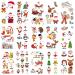 TUPARKA 230 Pcs Christmas Temporary Tattoos Cartoon Sticker Tattoo 30 sheet Assorted Styles Sticker Tattoo for Boys Girls Christmas Party Supplies Multicolor