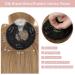 35cm Clip-In Real Hair Extensions - Soft & Smooth 06# Light Brown Toupet (11cm) | 7A Remy Hair 38g for International Shipping - Buy Online on GoSupps.com