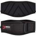 Dmoose weight lifting belt - Lifting Belt with self -lock system - weight lifting belt men & women - fitness belt weight lifting bodybuilding strength training crossfit 110cm - 119cm abdominal circumference (X -Large) black