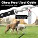 Waterproof Dog Drag Line: Chew-Proof Tie-Out Leash 3-30m | Robust Training Line for All Dog Sizes (15m Black) - Buy Online on GoSupps.com