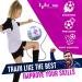 Kids Size 3 Training Soccer Ball with Tether for Juggling & Kicking Practice - Pink - Buy Online on GoSupps.com