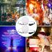 Funmo LED Poi Balls - 2 Pack Colorful Glow Juggling Balls for Dance & Circus Fun | Rainbow Effects & Strobe Light - Buy Online on GoSupps.com