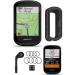 Garmin Edge 830 GPS Bike Computer Bundle with Protective Silicone Case (Black) & HD Tempered Glass Screen Protectors (x2) | Touchscreen, TrainingPeaks, VO2 Max | Cycling Computer | 010-02061-00 +Case (Silicone), Screen Protectors Black Case