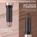 FOCALLURE 2PCS Eyeshadow Stick Set - Shimmer & Matte Cream Pencil Crayons | Long Lasting, Waterproof, Brightening Eye Makeup | With Blending Brush - Buy Online on GoSupps.com