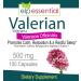 Organic Valerian Root Capsules 500mg - 100 Pills | Herbal Extract Supplement - Buy Online on GoSupps.com