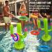 UNIME Inflatable Cactus Ring Toss Game Set Target Toss Floating Swimming Ring Toss Includes Inflatable Cactus 4 Color Rings for Fiesta Party Accessories Hawaiian Pool Beach Party Decoration Supplies - Buy Online on GoSupps.com