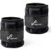 Adjustable Ankle Weights Set - 0.45kg to 3.2kg | Black Foot/Wrist Weight Cuffs for Sports | International Shipping Available - Buy Online on GoSupps.com