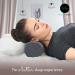 Bamboo Round Cervical Roll Pillow with Washable Cover - Ideal for Neck and Spine Support - Grey - Buy Online on GoSupps.com