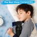 2L Long Hot Water Bottle with Soft Cover - Neck & Shoulder Hose Heat Bottle for Children Babies & Pregnant Women - 72x12cm - Black - Buy Online on GoSupps.com