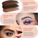 Eyebrow Stamp Stencil Kit - Waterproof Makeup with Brow Pomade Stencils & Applicator - Perfect Light Brown Eyebrows - Buy Online on GoSupps.com
