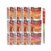 Ja Cor Instant Lunch Ramen Noodle Soup Hot and Spicy Cup Noodles 3 Flavors: Chicken Beef Shrimp 2.25 oz Pack Bundle with 1-Set of Reusable Stainless Steel Chopsticks(4 Each Flavor 12 Packs)
