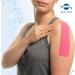 Kinesiology Tape Set of 2 - Beige & Pink | Waterproof Skin-Friendly Elastic Physio Tape for Sports & Everyday Use - Axion - Buy Online on GoSupps.com