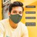 Washable Reusable 4 Ply Cloth Face Mask with Nose Wire & Adjustable Ear Loop, 8 Count - Men Women Teens - Breathable - Color-1 - Buy Online on GoSupps.com