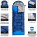 BISINNA 4 Season Backpacking Sleeping Bag with Pillow - Waterproof Lightweight Warm Washable for Adults Kids - Ideal for Camping Hiking Mountaineering - Blue (Right Zipper) - Buy Online on GoSupps.com