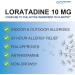Puregen Labs Allergy Relief Loratadine 10mg 300 Tablets 24 Hour Non-Drowsy Antihistamine Allergy Medicine for Runny Nose Sneezing Itchy Watery Eyes - Buy Online on GoSupps.com