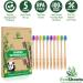 EcoShoots Adults Bamboo Toothbrushes with Medium Bristles - Family Pack of 10 Natural Bamboo Toothbrush - Eco-Friendly Natural Wooden Toothbrush - Organic Biodegradable Handle - BPA Free Tooth Brushes Medium 10 Pack - Buy Online on GoSupps.com
