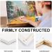 Shuttle Art Stretched Canvas 20 PCS Value Pack - 5x7 and 8x10 Inches - 100% Cotton Primed White Canvases for Painting - Ideal for Acrylic, Oil, and Pouring Techniques - Buy Online on GoSupps.com