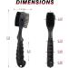 CHAMPKEY PRO Retractable Golf Club Brush - Oversized Head with Soft Grip | Groove Cleaner & Black Finish - Buy Online on GoSupps.com