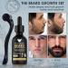 60ml Huile barbe homme Huile Pousse Barbe avec Rouleau Barbe Kit de soins de barbe pour hommes Soin Barbe Homme pour le soin quotidien de la barbe de enti re Cadeau Homme - Buy Online on GoSupps.com
