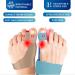 Bunion Corrector for Men & Women | Adjustable Orthopedic Splint & Toe Separators | 3-in-1 Big Toe Straightener - Comfortable Bunion Relief - Buy Online on GoSupps.com