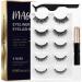 easbeauty 2020 Upgraded Magnetic Eyeliner and Eyelashes Kit  Magnetic Eyelashes with Eyeliner  False Lashes 5 Pairs with Tweezers  Easy to Wear