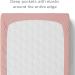 Natemia Organic Cotton Fitted Crib Sheet - 28 X 52 - Misty Rose | Soft & Hypoallergenic - Buy Online on GoSupps.com