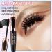 2 Pack 4D Silk Fiber Lash Mascara Lengthening and Thick Long Lasting Waterproof Mascara Set for Women All Day Smudge-Proof Mascara Volume and Length Black - Buy Online on GoSupps.com