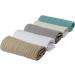 GILDEN TREE Waffle Towel 8-Pack White Washcloths - Quick Dry, Thin, Exfoliating for Face & Body - Classic Style - Buy Online on GoSupps.com