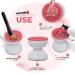 Electric Makeup Brush Cleaner Machine by InfinityyS | USB Automatic Cleanser for All Brushes - Easy to Use - Pink - Buy Online on GoSupps.com
